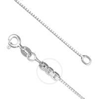 Sterling Silver Chain 46cm/18in light box