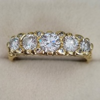 Pre-Owned 18ct Yellow Gold 1ct 5 Stone Diamond  Ring (SOLD)
