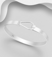 Sterling Silver Bangle 18grms