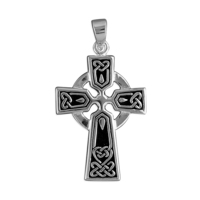 Sterling Silver Cross Medium Celtic
