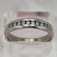 Pre-Owned Palladium & Diamond 0.25ct Stone Ring (SOLD)