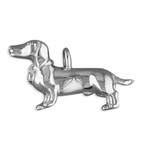 Sterling Silver Dachshund dog Pendant