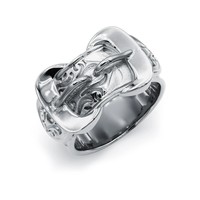 STERLING SILVER BUCKLE  RING