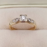 Pre-Owned 9ct Yellow Gold 0.20ct 5 stone Diamond Ring (SOLD)