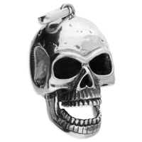 Sterling Silver Pendant Large Skull