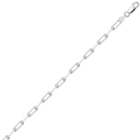 Sterling Silver  Paperclip Bracelet