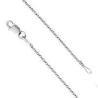 Sterling Silver 18" Trace Chain