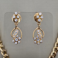 Pre-Owned 18ct Yellow Gold Diamond Drop Earrings (SOLD)