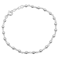 Sterling Silver Bracelet 18.5-20cm/7.25-7.75in beads