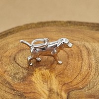 Sterling Silver Pendant Puppy dog