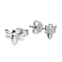 Sterling Silver Earring Small baby bee stud