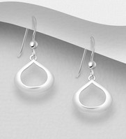 Sterling Silver Drop Hook Earrings