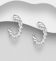 Sterling Silver 19mm Hoop Earrings