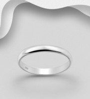 Sterling Silver 3mm Band Ring